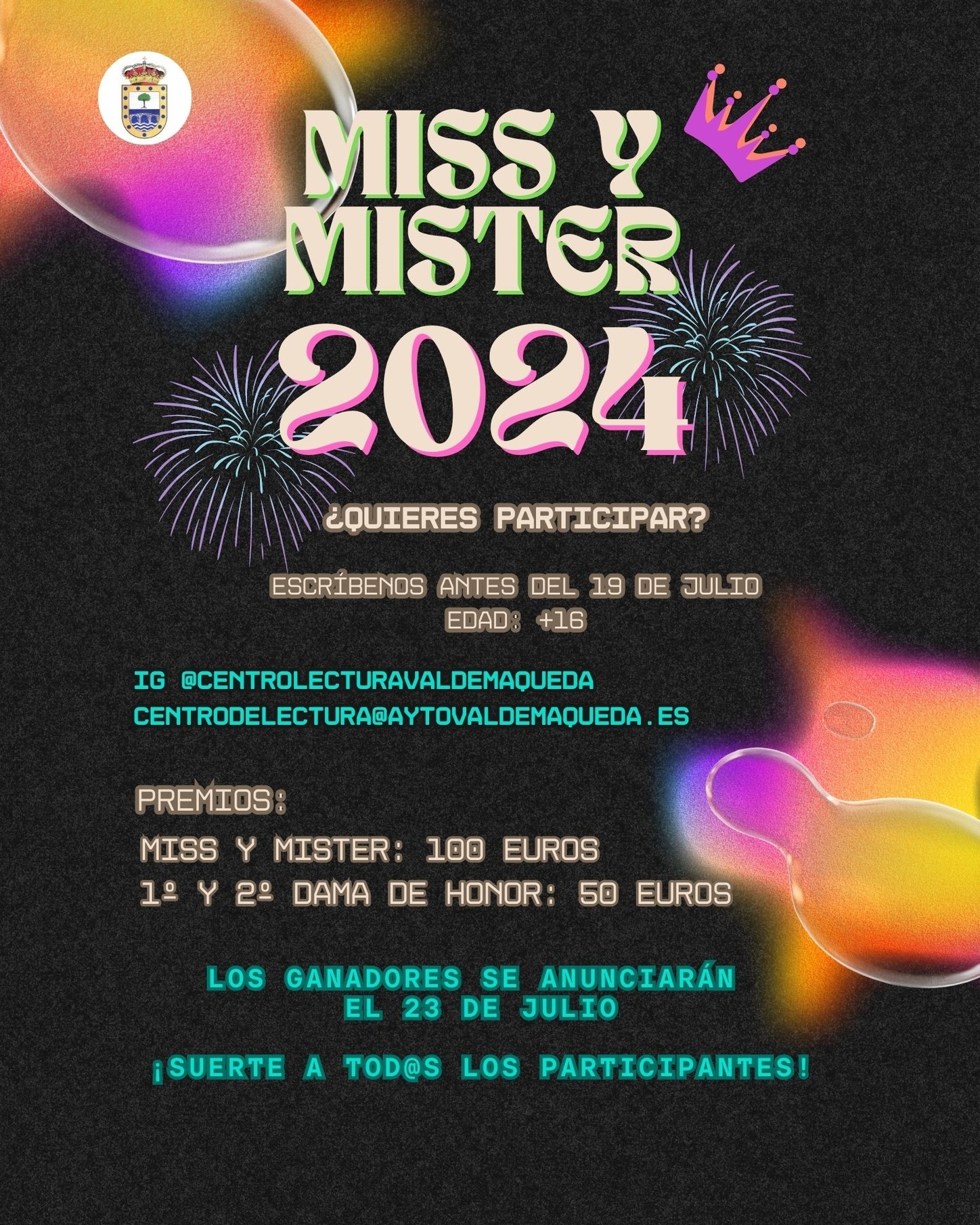 Concurso Miss y Mr. Valdemaqueda 2023